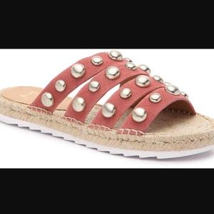 Marc Fisher Brandie Sandals - Espadrille w Studs